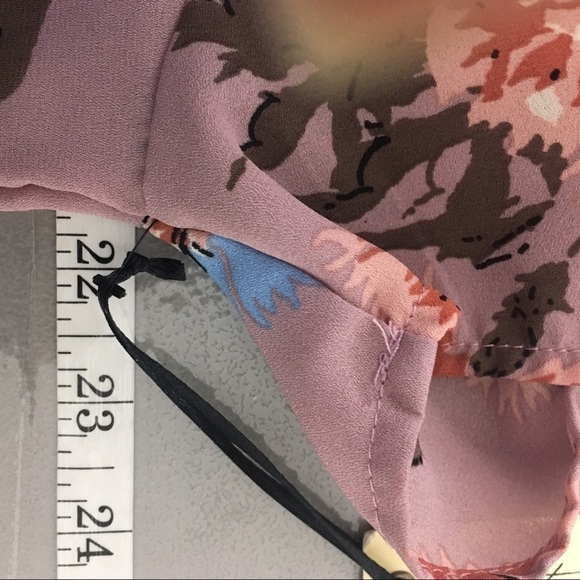 Liberty Love NWT Blouse Top Shirt Boho Floral Pink Blue Small - Picture 10 of 12